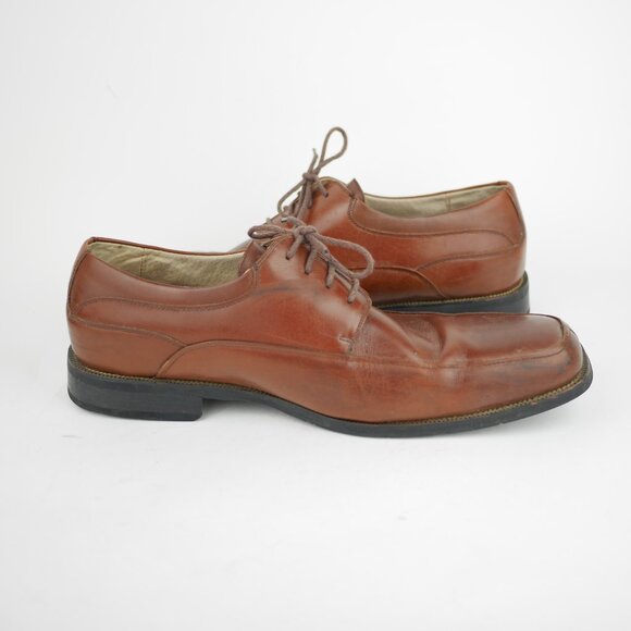 FLORSHEIM Men\'s 14 - Brown Leather Square Toe Oxfords Laced Casual Dress Shoes main image 5